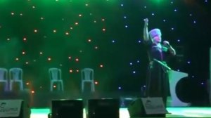 the elder sings old Circassian songs. старейшина поёт старинные черкесские песни