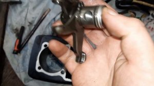 двигатель 250 кубов 172FMM  замена поршневой ЦПГ