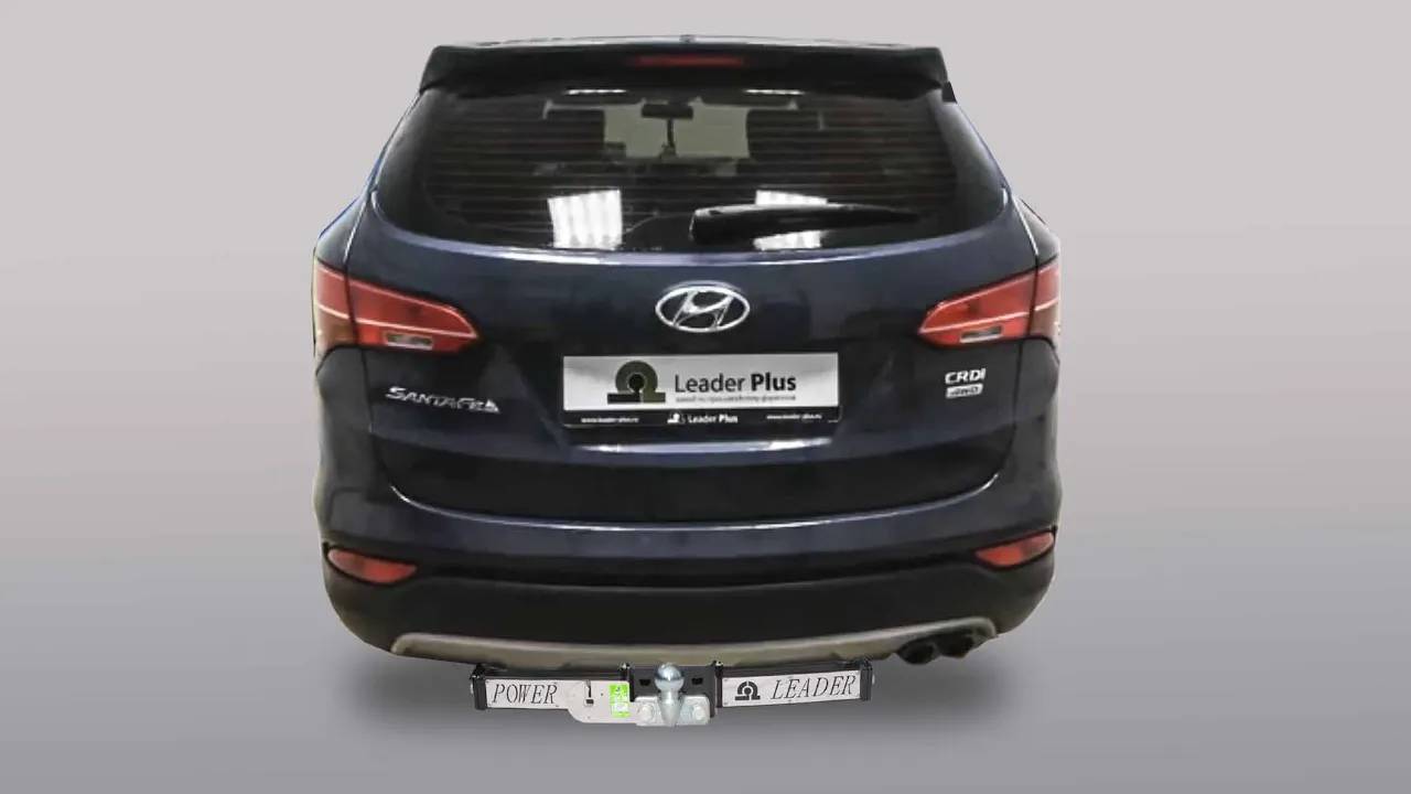 Установка фаркопа Leader H224-F/FC/F(N). HYUNDAI SANTA FE (DM) 2012-...г.в. смотреть онлайн