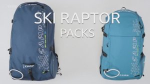SKI RAPTOR 30 AND SKI RAPTOR 20 – Ski mountaineering and freeride backpacks – Fall Winter 2021-2022