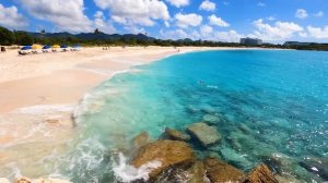 Flying Over the Caribbean： 3 Hours on ALL of St. Maarten's Best Beaches (4K Drone Video)