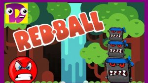 Red BALL 4 КРАСНЫЙ ШАР 4 Лесная История Мультик игра Прохождение от канала в Гостях у Даши