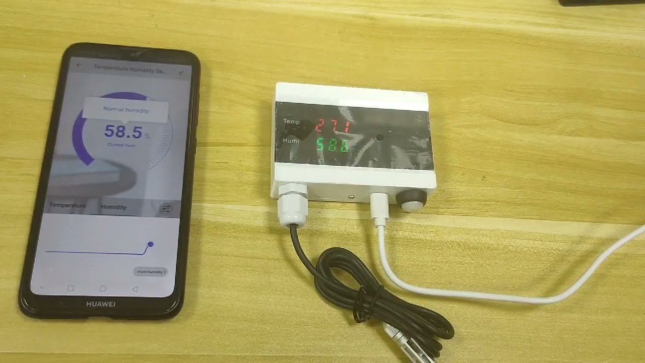 KONLEN WIFI Temperature Sensor, AP Mode Connection смотреть онлайн