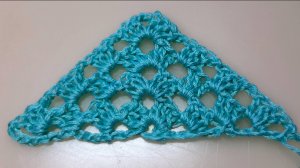 Вязание крючком (часть 6) Вяжем треугольник крючком.