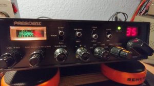 President Richard AM-FM/SSB Uniden PB-010AC 120CH CB Radio