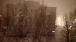 Снегопад, г Зеленоград район Крюково