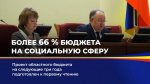 Более 66% бюджета на социальную сферу