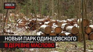 Новый парк Одинцовского округа в деревне Маслово откроется в декабре // 360 Одинцово