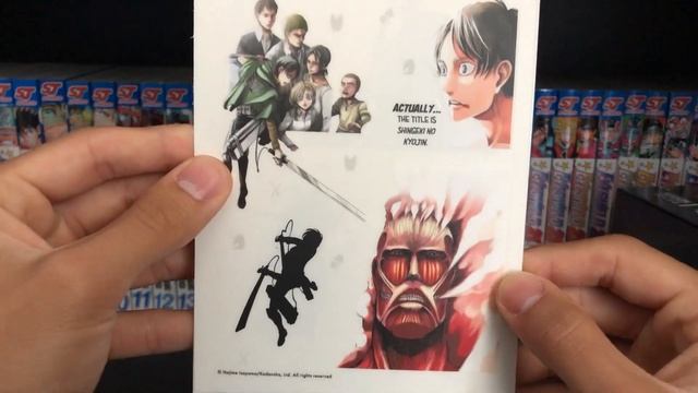 Attack on Titan Season 1 Part 2 Manga Box Set Unboxing | 進撃の巨人