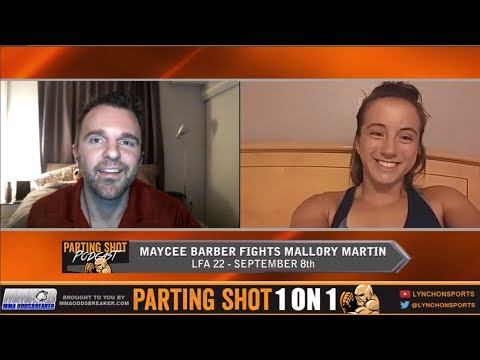 LFA 22's Maycee Barber talks Mallory Martin, Training at Jackson/Wink & UFC Aspirations