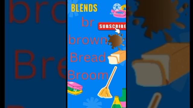 consonant blends/br blends/br words/br words with pictur #viralshort #youtubeshort #educationalvide