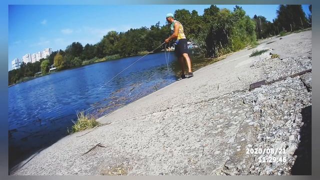 Окунек на стриммер .Нахлыст . смотреть онлайн