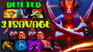 31SAVAGE [ Queen of Pain ] FULL FIGHT - BRUTAL ULTIMATE - DOTA 2 GAMEPLAY