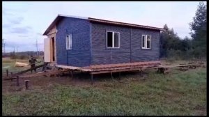 Перенос дома 6х7 м в д. Назарово