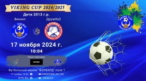 ФК "Викинг" - ФК "Дружба 2"/VIKING CUP, Игра №5, 17-11-2024 10:04