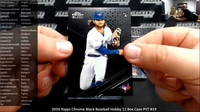 1/18/2021 2020 Topps Chrome Black Baseball Hobby 12 Box Case PYT #19 смотреть онлайн