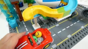 Конструктор -горка Building Block ☆ Marble Run ASMR - самолет 2