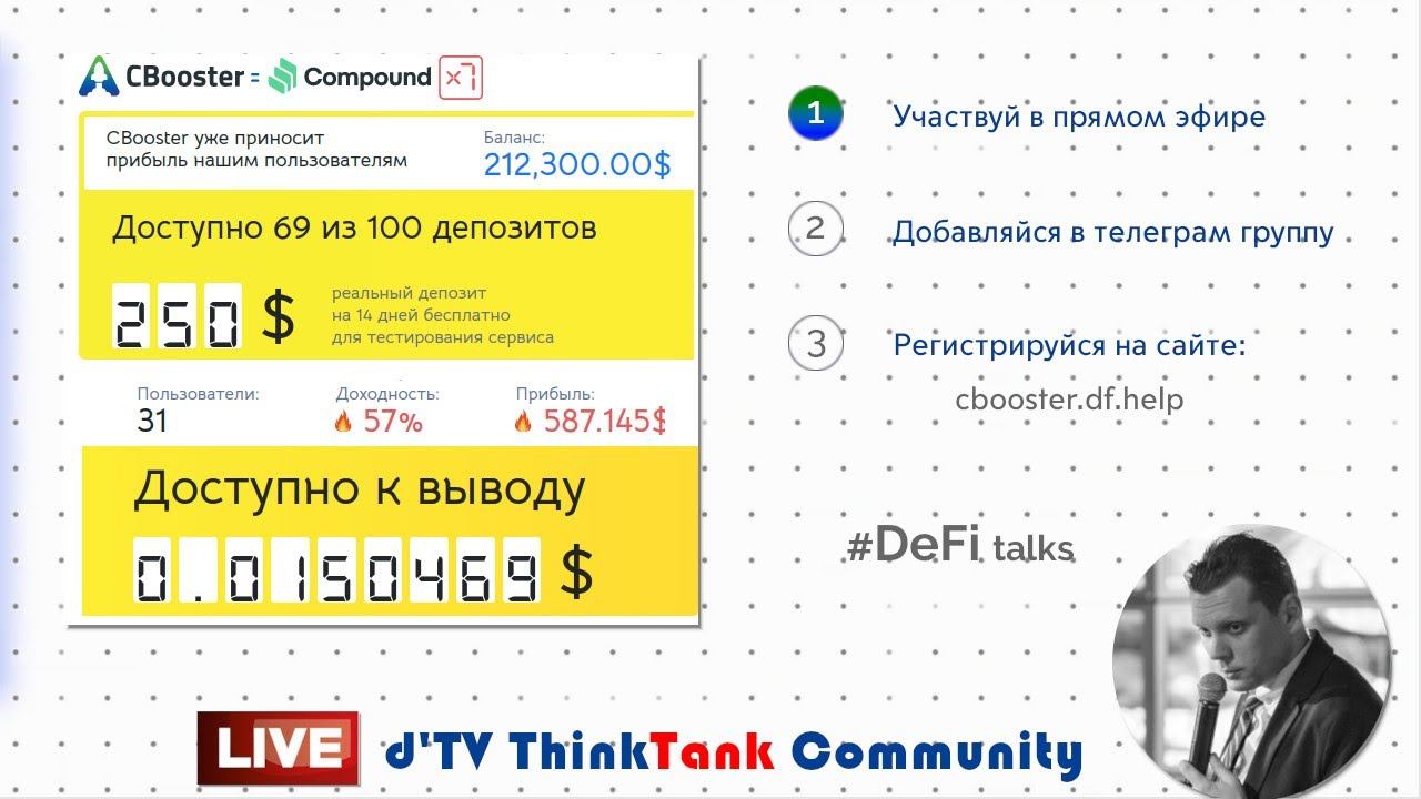 DeFi - Экосистема децентрализованных финансов  (эфир 05.08.2020)