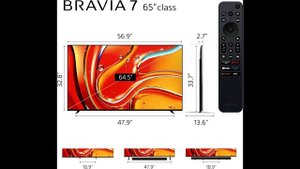 Sony 65 Inch Mini LED QLED 4K Ultra HD TV BRAVIA 7 Review | K65XR70 2024 Model