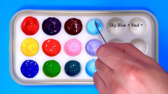 15 Color Recipes made from Red, Blue & Yellow смотреть онлайн