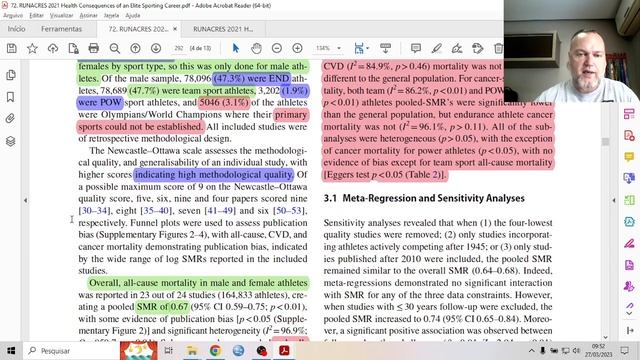 72. Ex-atletas de elite vivem mais tempo ou não? смотреть онлайн