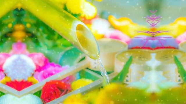 Bamboo Water Fountain Sound | Healing Music | Meditation Music | Relaxation Music | Divine Melody смотреть онлайн