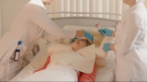 Осуществление ухода в кровати