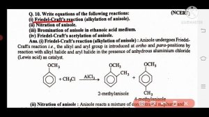 Class 12th chemistry chapter 12 important Reaction