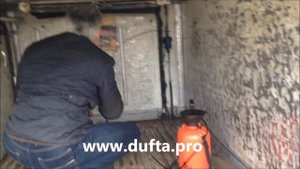 Как избавиться от запаха мяса в фургоне (холодильнике). Красноярск. DuftaPro (Дуфта).