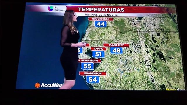 Lucy Rojas Sexy Legs Black OutFit El Tempo смотреть онлайн