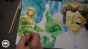 Наша Победа!
Видеоурок "Первая в мире женщина-тяжелый водолаз" техника-акварель