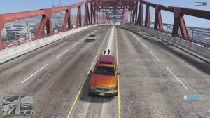 франклин на мосту не допустил доставки не законного товара в GTA 5,