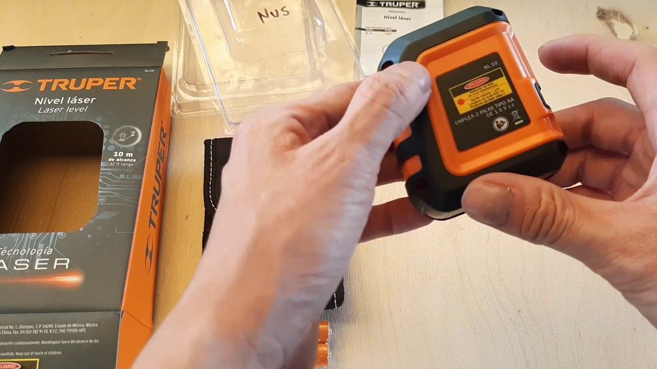 Nivel laser 10 metros truper 17079 смотреть онлайн