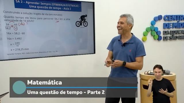 15/09/21 - 8º Ano EF - Matemática - Uma questão de tempo: Parte II смотреть онлайн