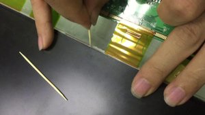 Operation Video 4/8 for LED LCD TV ACF COF TAB Bonding Machine