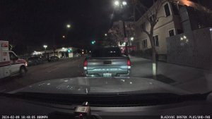 Blackvue DR970X-2CH Plus night test footage