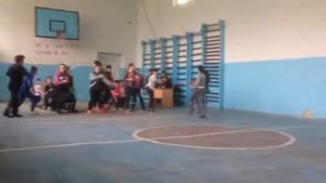 Веселые старты Амина упала!!