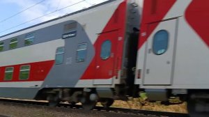 ЭП20-044 с фирменным поездом «Кавказ» Москва—Кисловодск и вагоном Люкс класса «Золотой Орёл» #ржд