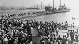 Бегство Белой Армии Врангеля  с Крыма