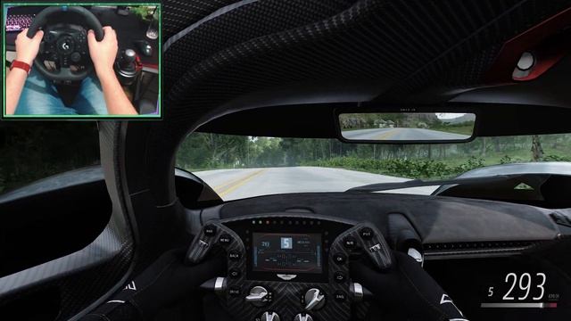 ShocKING EXperience?! RACE TRACK ! "Valkyrie AMR Pro" | LOGITECH G923