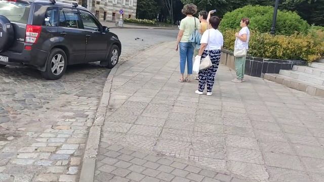 Город Советск (Тильзит). Граница с Литвой. Гуляем по городу. Мост королевы Луизы. смотреть онлайн