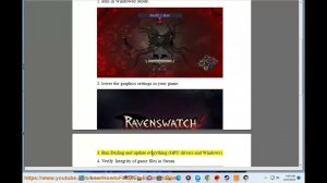 Fix Ravenswatch DirectX DX12 Error 0x887a0005