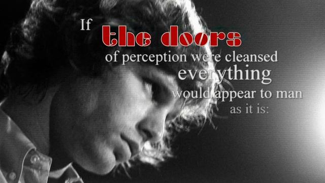 If the doors of perception were cleansed... clip from When Youre Strange