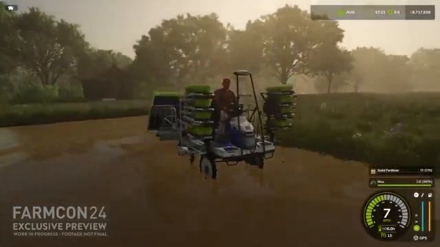 Farming Simulator 25 I НОВЫЕ КОМБАЙНЫ и САЖАЛКА РИСА#fs25 #farmingsimulator25 #farmingsimulator