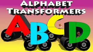 Alphabet Transformers - Cars Transform Into Letters