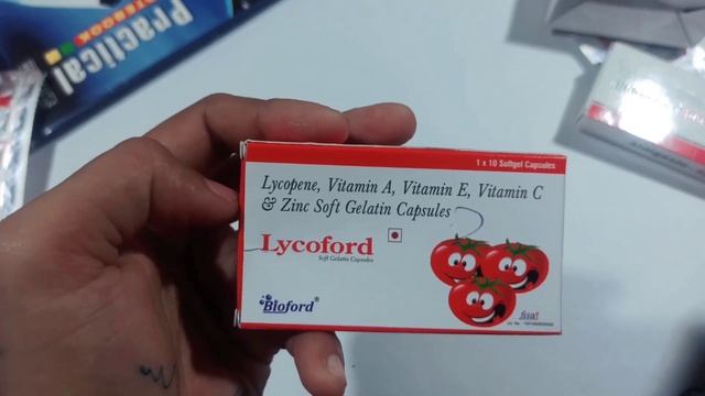 Lycopene Vitamin A Vitamin E Vitamin C & Zinc Soft Gelatin Capsules | Lycoford Capsule Use in Hindi