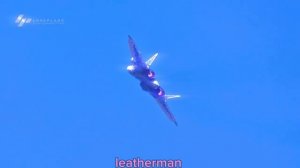 【EDIT』 Выступление Су-57 на аэрошоу в Китае