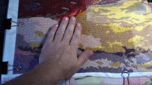 Гигантская картина бисером часть 1