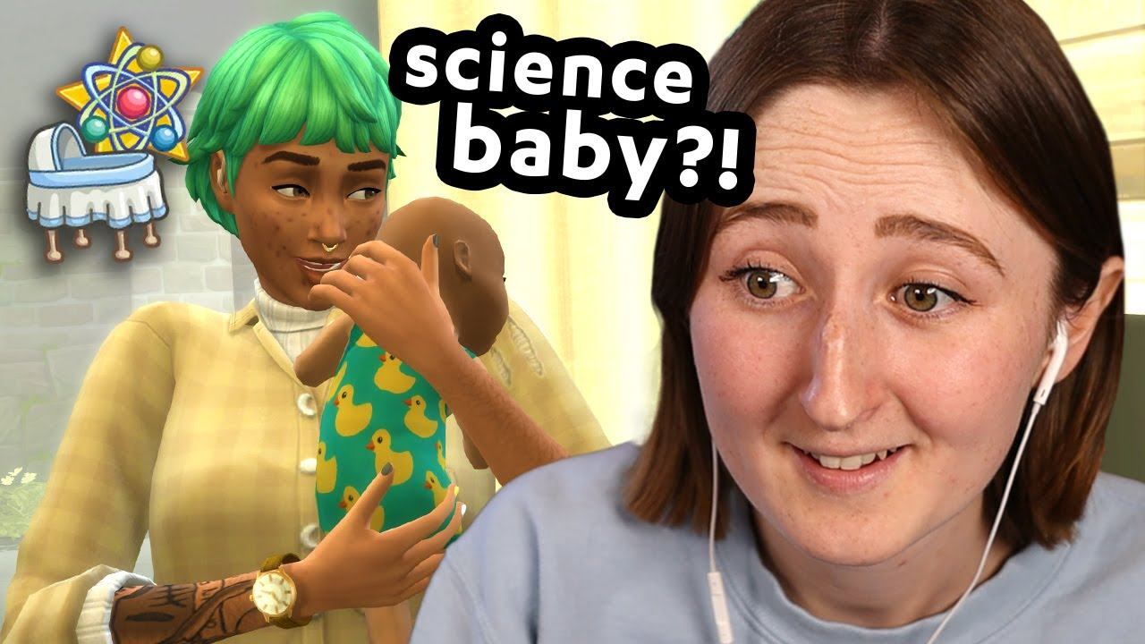 my sim had a SCIENCE BABY??? смотреть онлайн