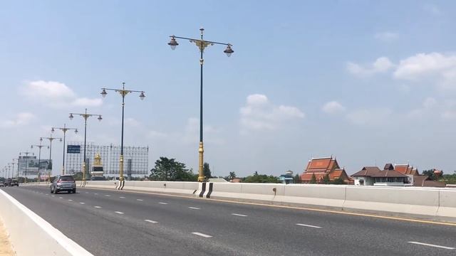Viewpoint on the bridge - Koh Kret Nonthaburi, Thailand смотреть онлайн